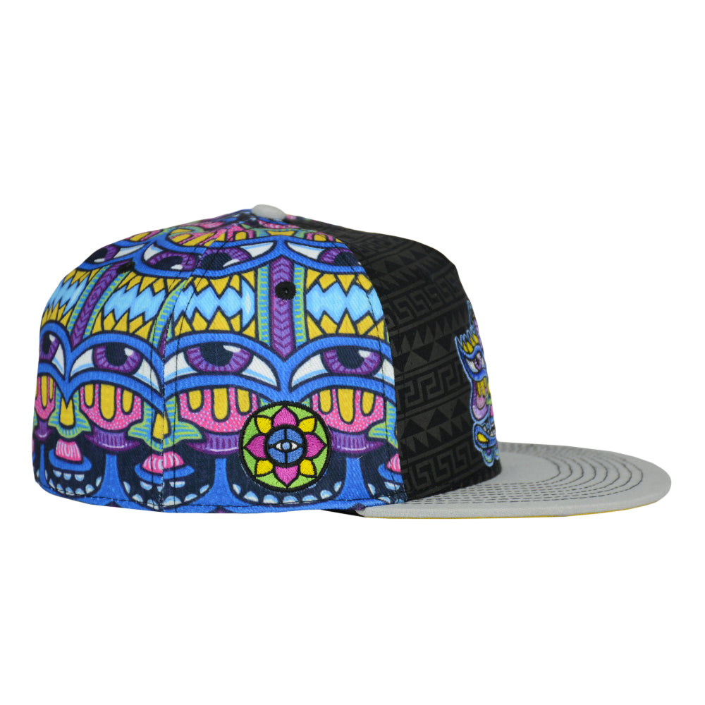 Chris Dyer Harmoneyes Blue Pattern Fitted Hat
- 420 Made
- Secret Stash Pocket on the interior
- Custom Positive Embroidered Underbrim