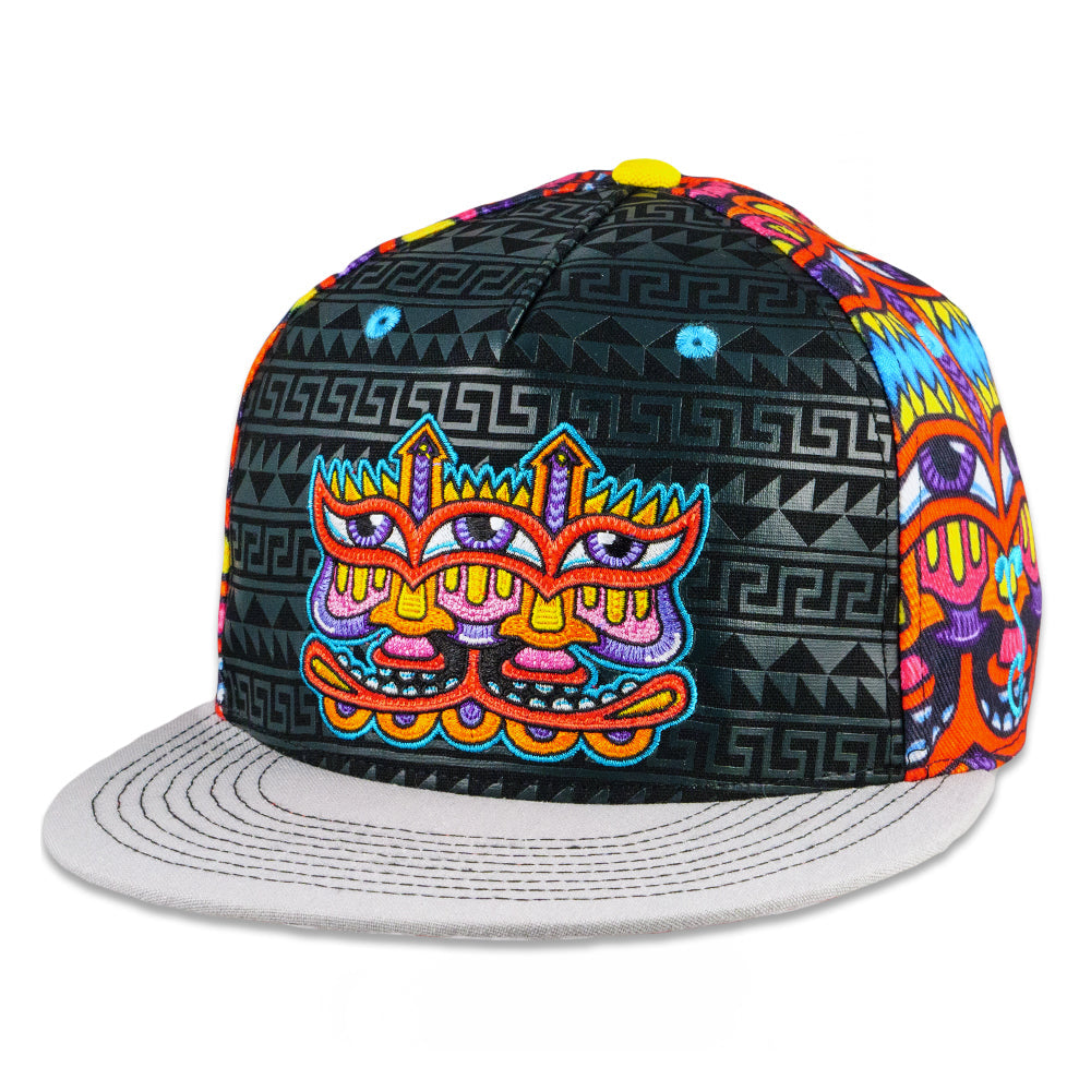 Chris Dyer x Grassroots Harmoneyes Red Pattern Fitted Hat
- Sublimated Side & Rear Panels
- Screen-Printed Front Panel
- Embroidered Artwork
- Fine Hemp Brim
- Canvas Underbrim
- Satin Lining
- Interior Stash Pocket
- Limited Edition of 210