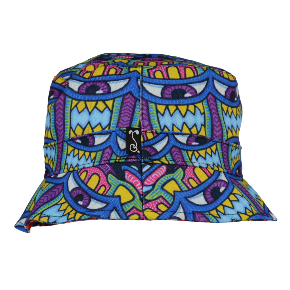 Chris Dyer x Grassroots Harmoneyes Reversible Bucket Hat
- Only 420 Made
- Secret Stash Pocket that is hard to find
- Completely Reversible with two colorways of the Harmoneyes design