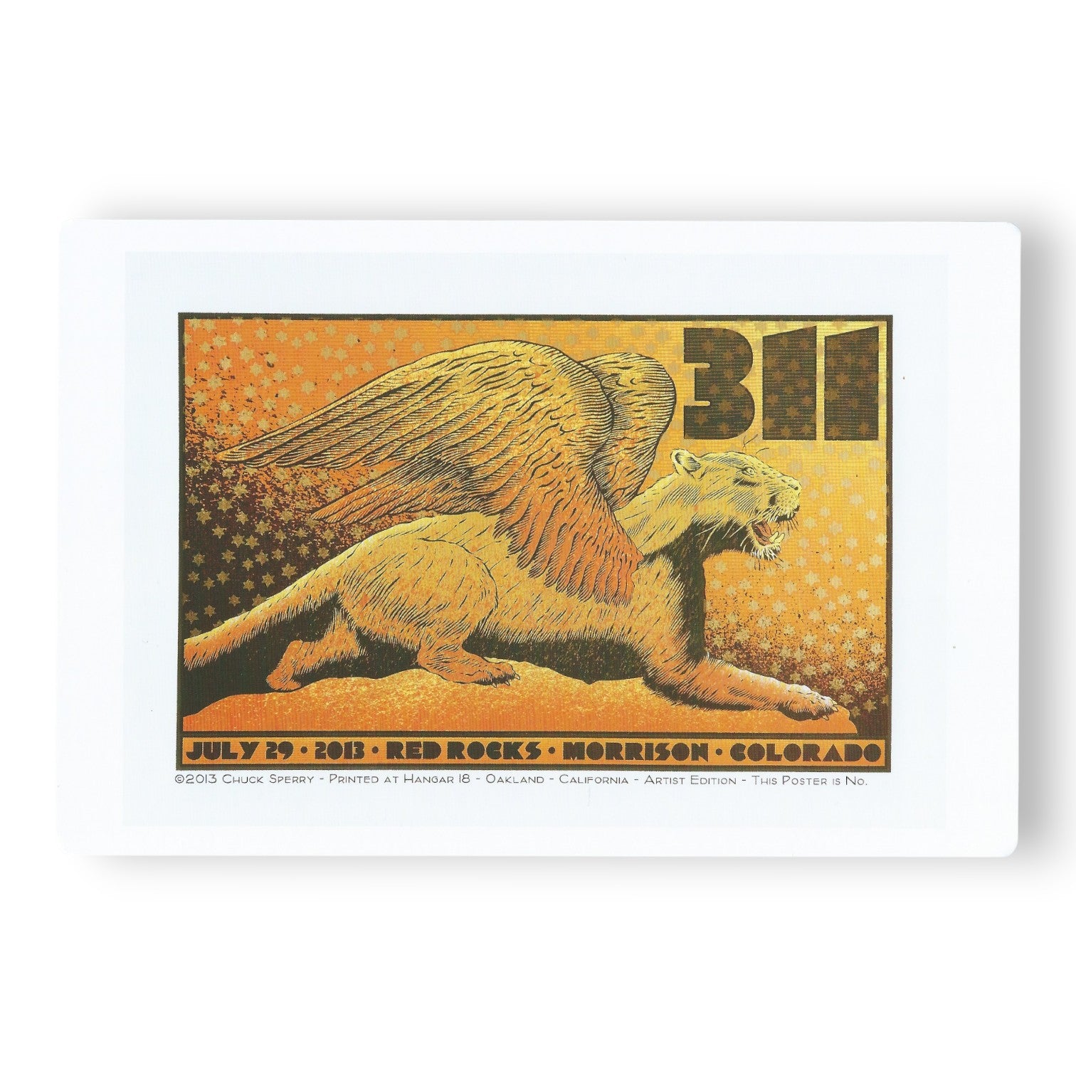 Chuck Sperry 311 2013 Art Card