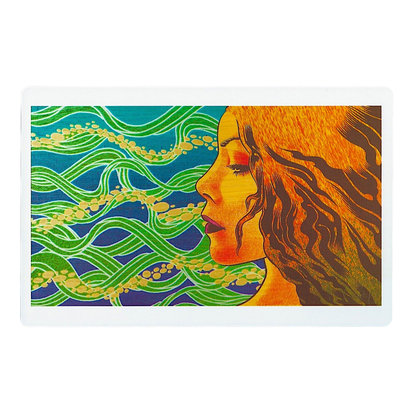 Chuck Sperry Amphirite 2014 Art Card Approx. 8.5 x 5.5 in