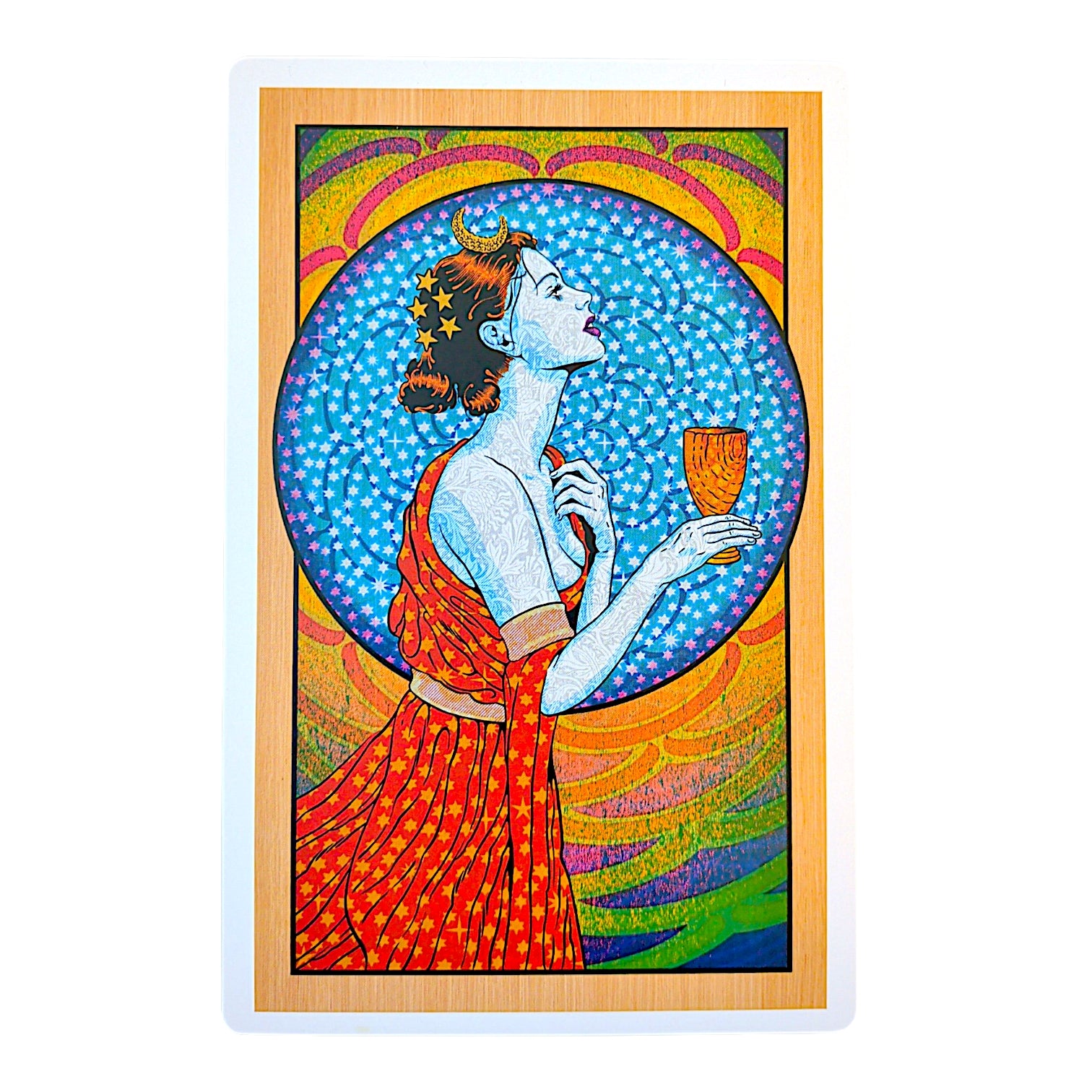 Chuck Sperry Diana 2022 Art Card Approx. 8.5 x 5.5 in
