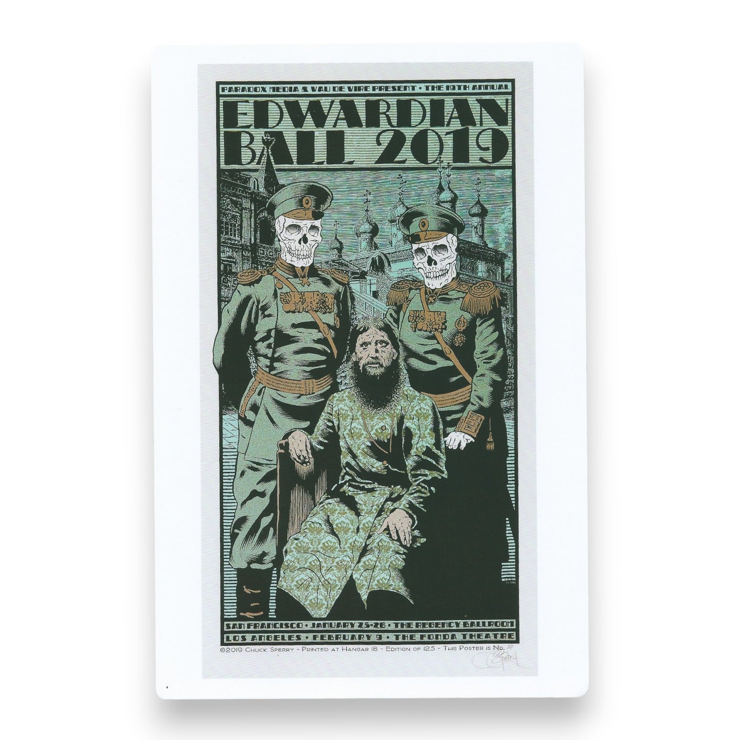 Chuck Sperry Edwardian Ball 2019 Art Card