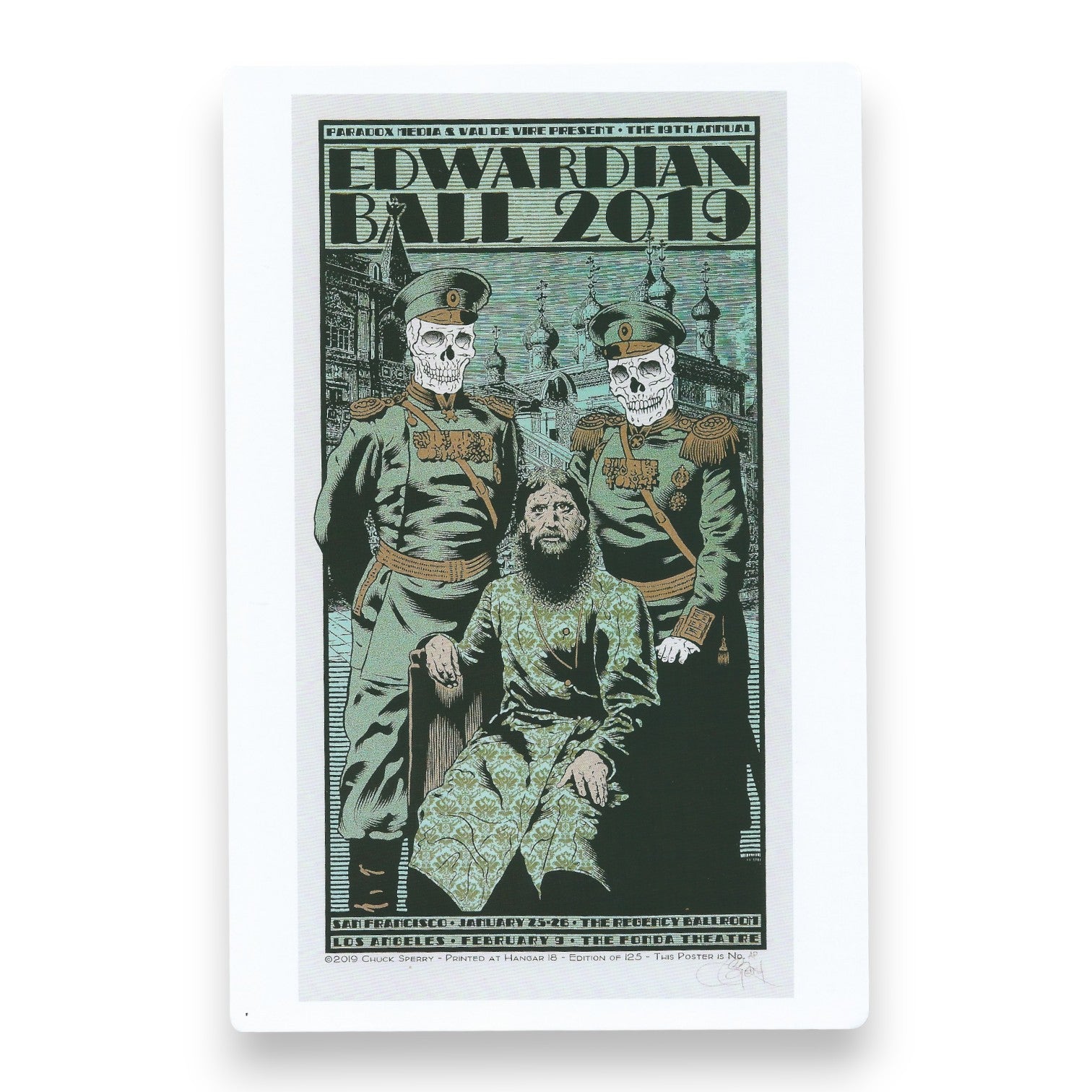 Chuck Sperry Edwardian Ball 2019 Art Card