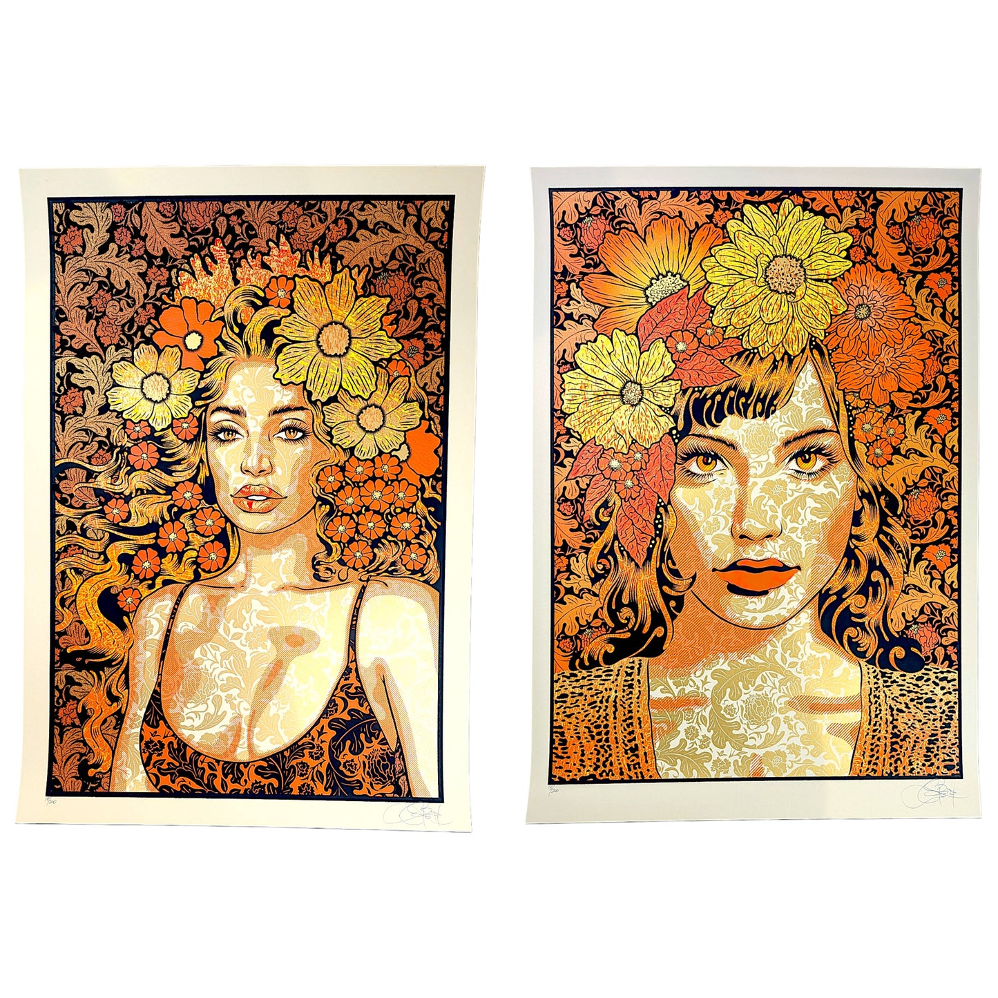 Chuck Sperry 
Empathy (Oversized), 2025 
5 color screen print on Fedrigoni paper 
27.5 x 39.4 in (70 x 100 cm) 
Edition of 200 

Chuck Sperry 
Courage (Oversized), 2025 
5 color screen print on Fedrigoni paper 
26.7 x 39.4 in (67,75 x 100 cm 
Edition of 200 

Each hand signed + numbered by the artist. Print suite includes matching edition numbers.