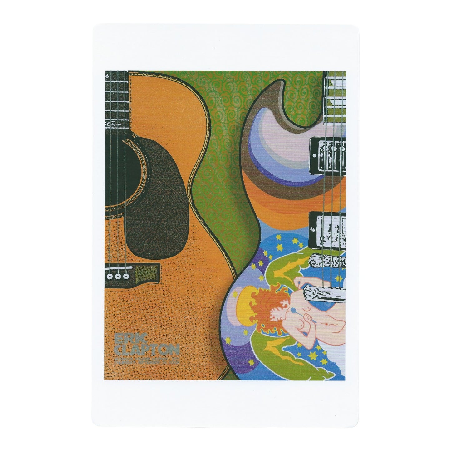 Chuck Sperry Eric Clapton 2006 Art Card