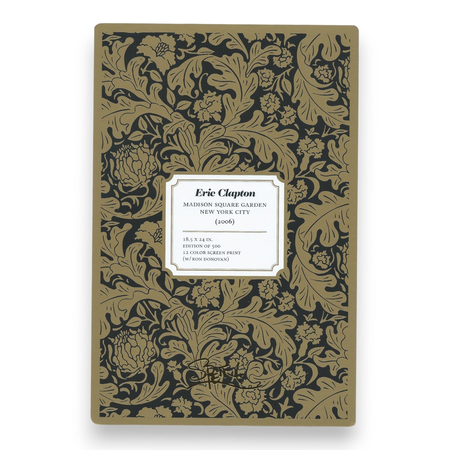 Chuck Sperry Eric Clapton 2006 Art Card