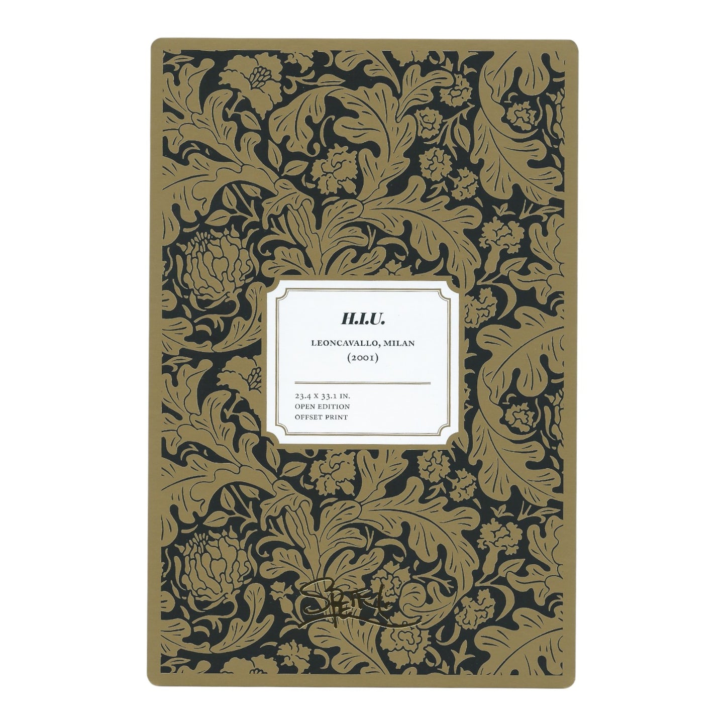 Chuck Sperry H.I.U. 2001 Art Card