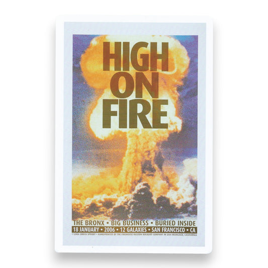 Chuck Sperry High on Fire 2006 Art Card