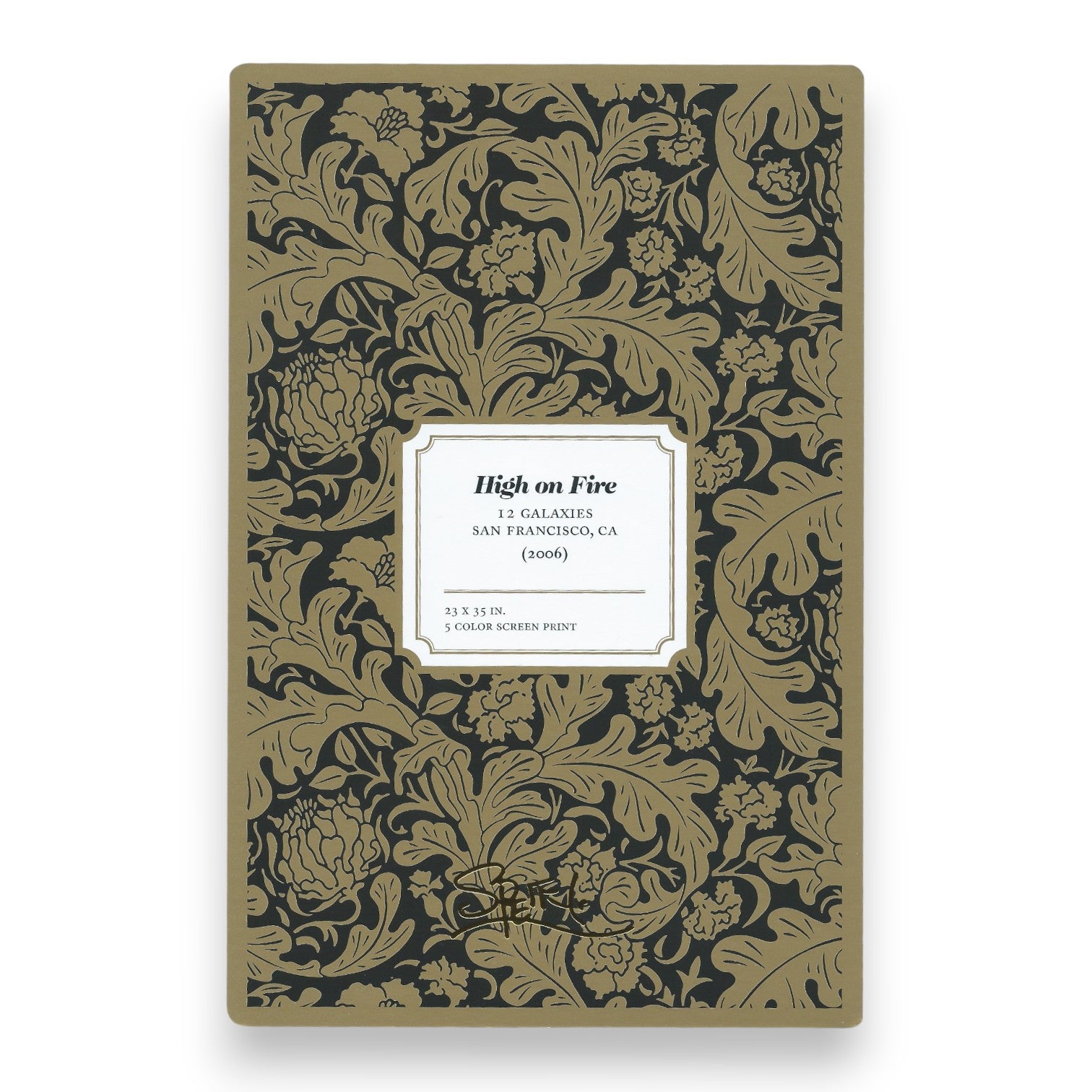 Chuck Sperry High on Fire 2006 Art Card