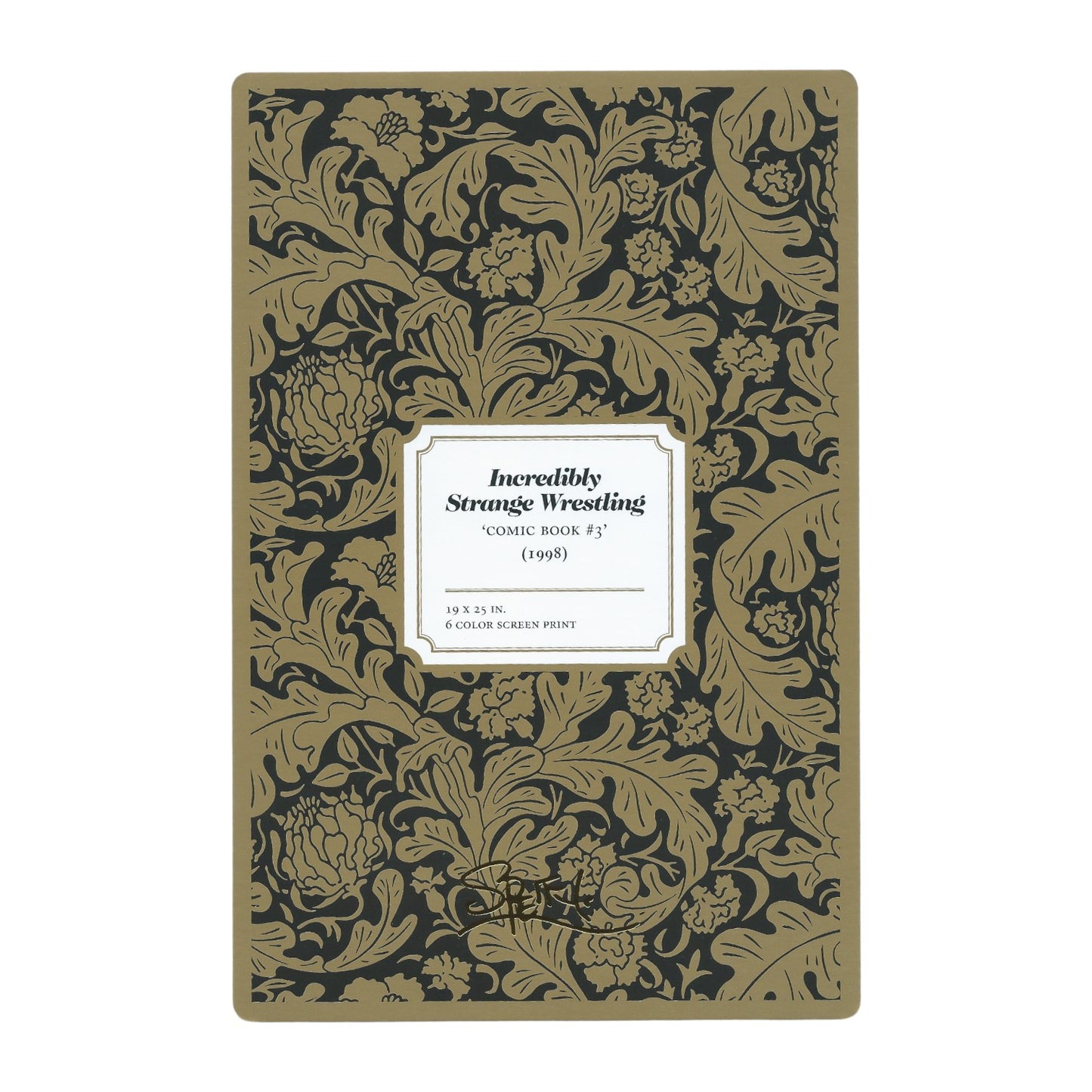 Chuck Sperry Incredibly Strange Wrestling 1998 Art Card