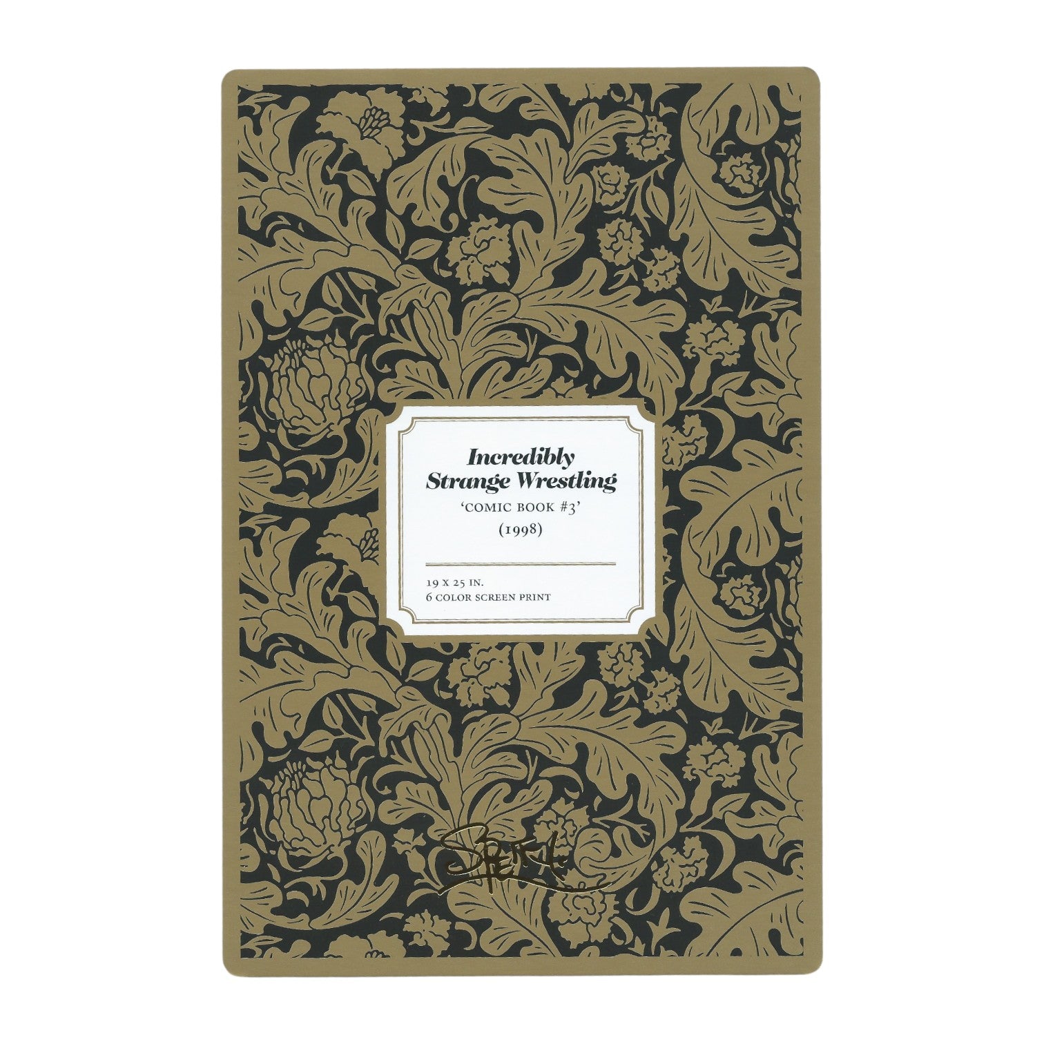 Chuck Sperry Incredibly Strange Wrestling 1998 Art Card