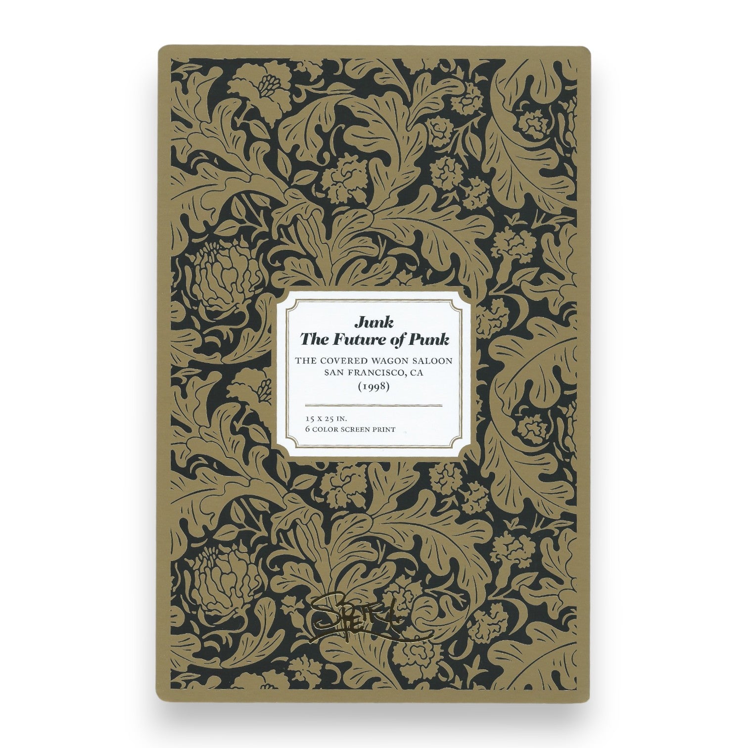 Chuck Sperry "Junk The Future of Punk" 1998 Art Card