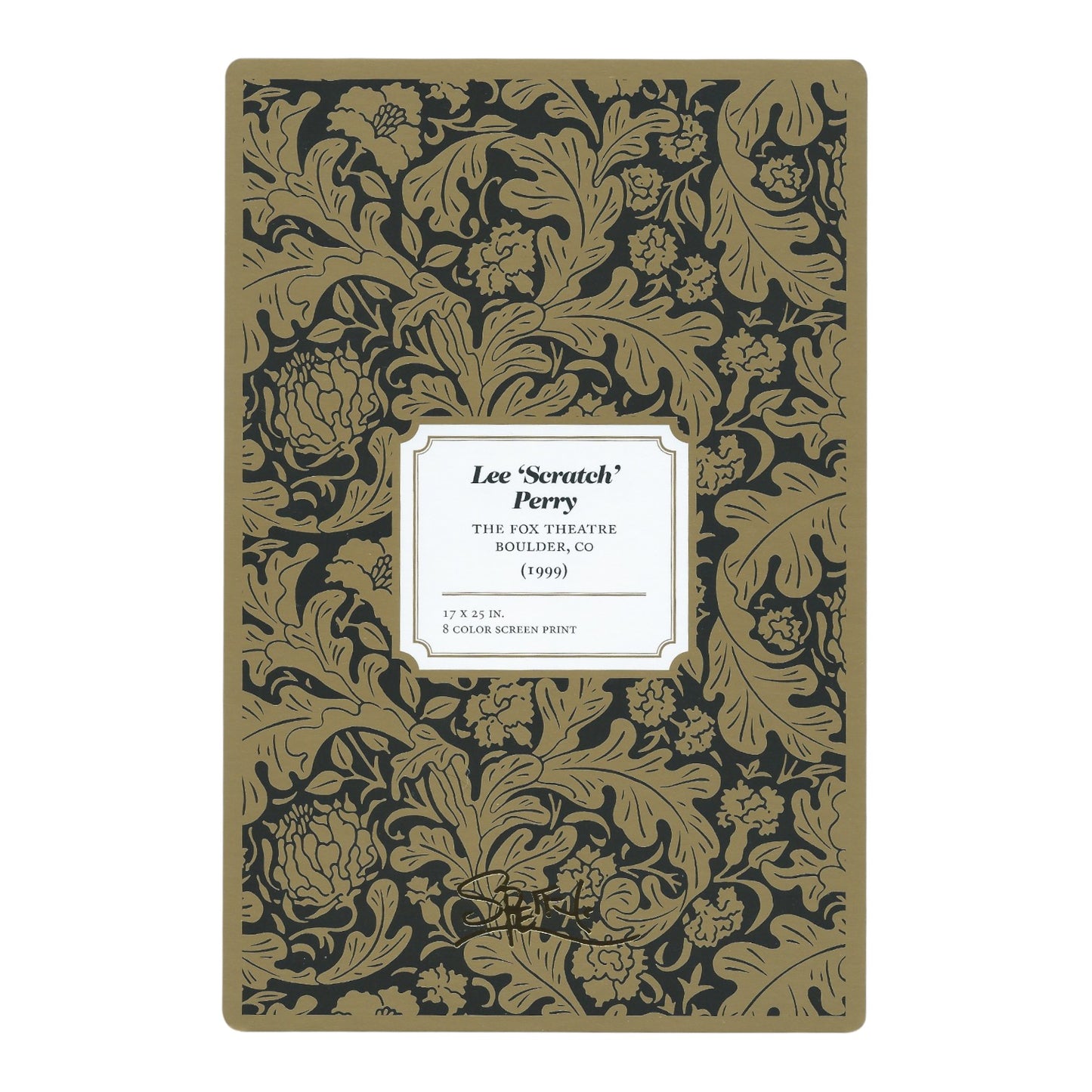 Chuck Sperry Lee 'Scratch' Perry 1999 Art Card