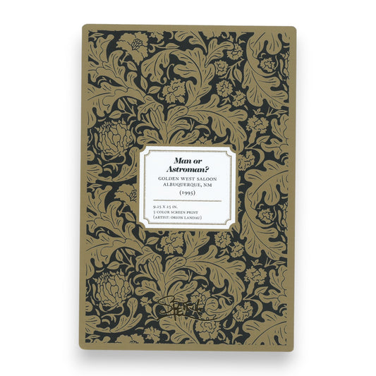 Chuck Sperry "Man or Astroman" 1995 Art Card