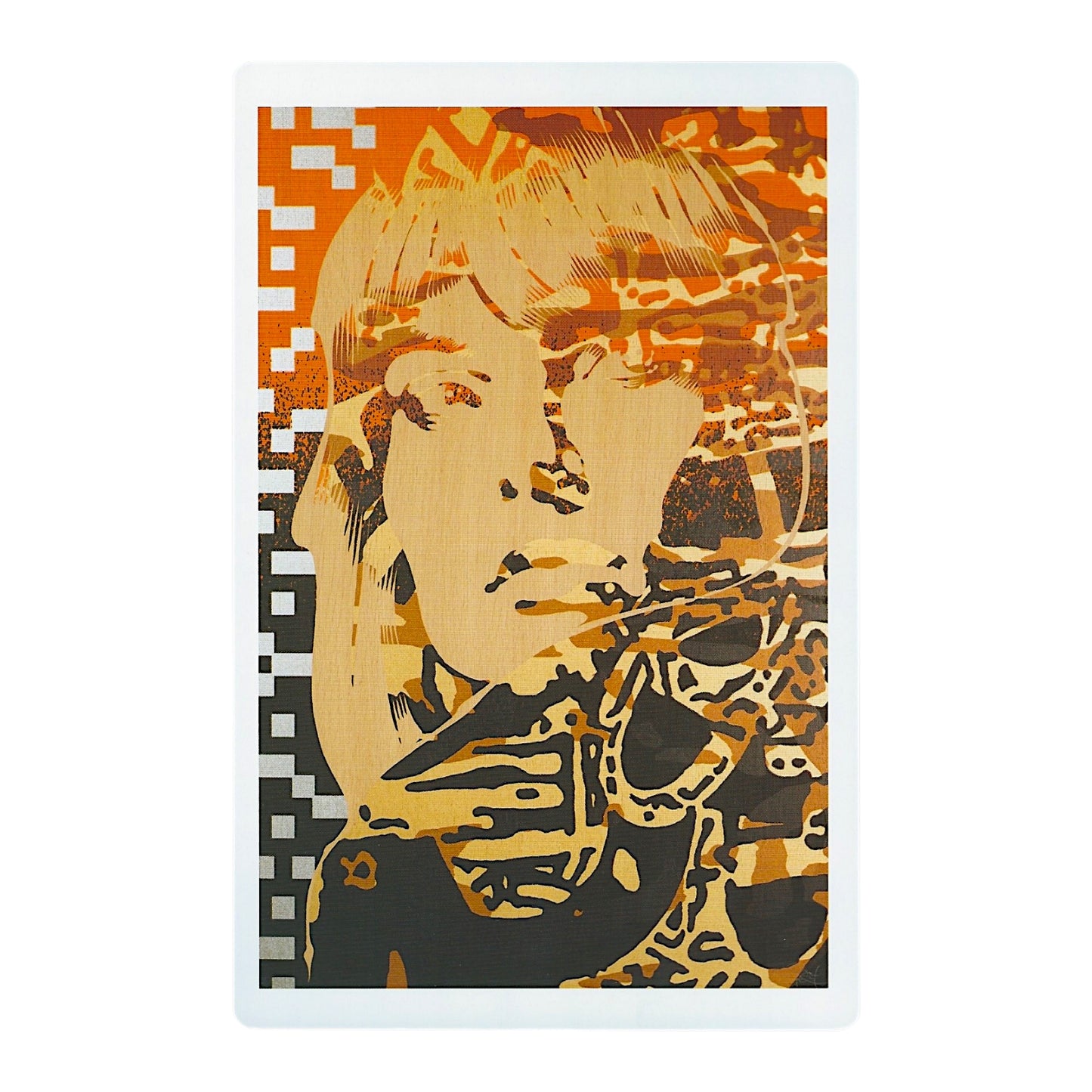 Chuck Sperry Mask of Anarchy 2014 Art Card Approx. 8.5 x 5.5 in