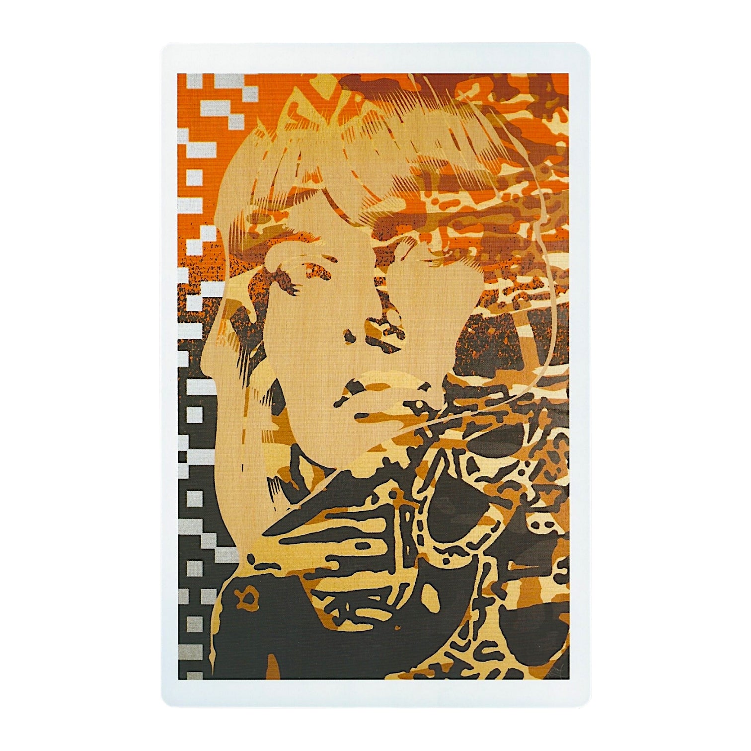 Chuck Sperry Mask of Anarchy 2014 Art Card Approx. 8.5 x 5.5 in