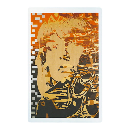Chuck Sperry Mask of Anarchy 2014 Art Card Approx. 8.5 x 5.5 in
