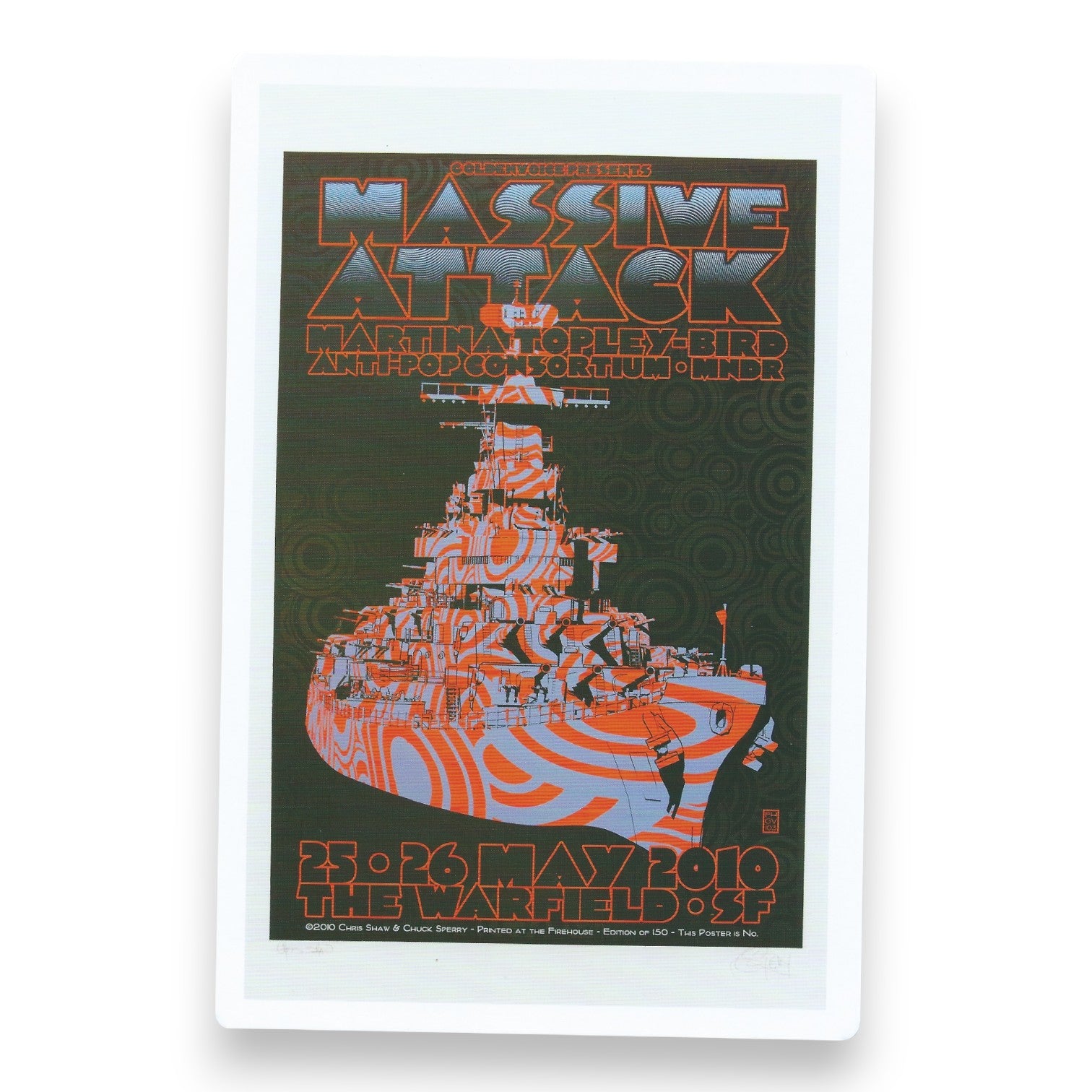 Chuck Sperry Massive Attack 2010 Art Card