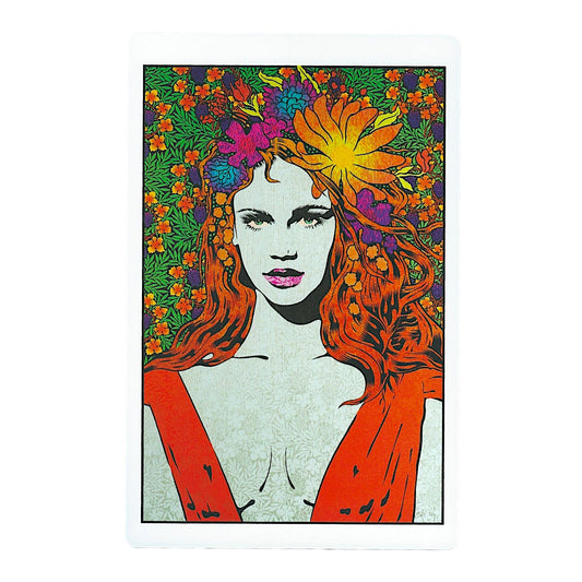 Chuck Sperry Mystai (Green) 2015 Art Card Approx. 8.5 x 5.5 in