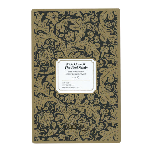 Chuck Sperry Nick Cave & the Bad Seeds 2008 Art Card