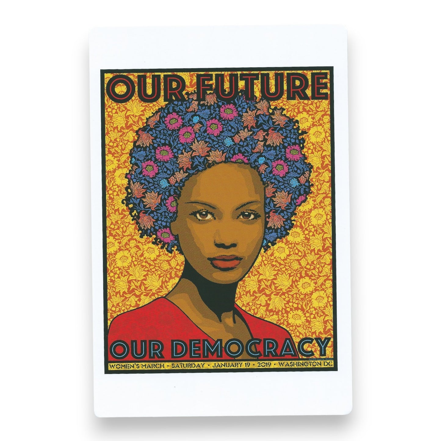 Chuck Sperry Our Future Our Democracy 2019 Art Card