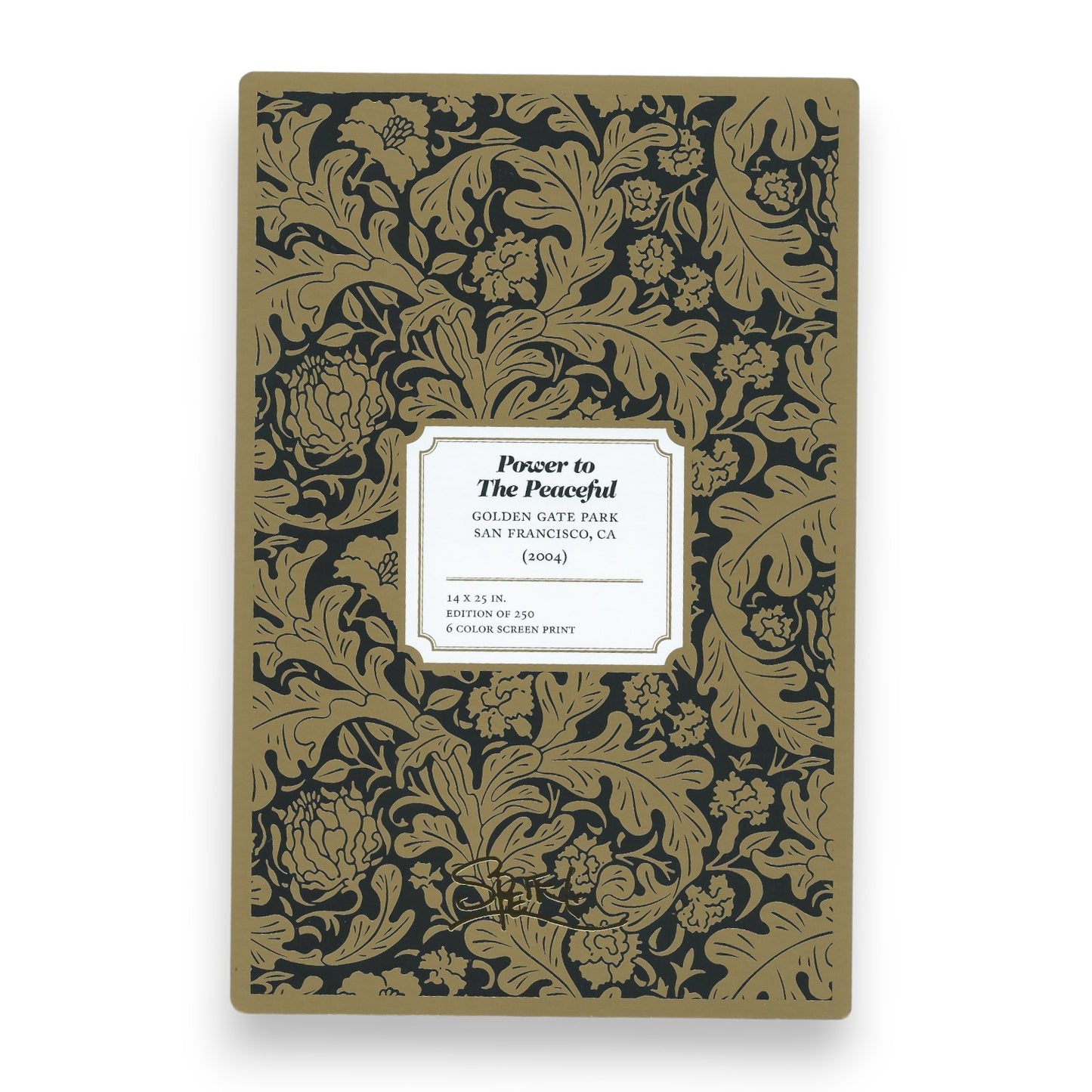 Chuck Sperry Power to the Peaceful 2004 Art Card