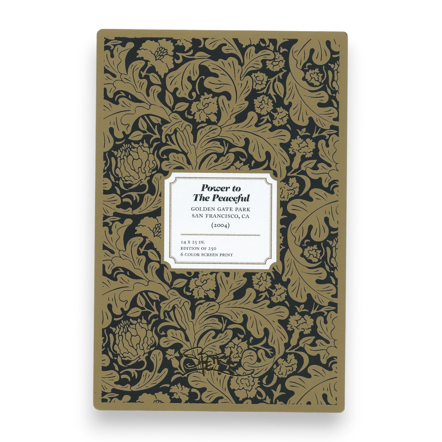 Chuck Sperry Power to the Peaceful 2004 Art Card