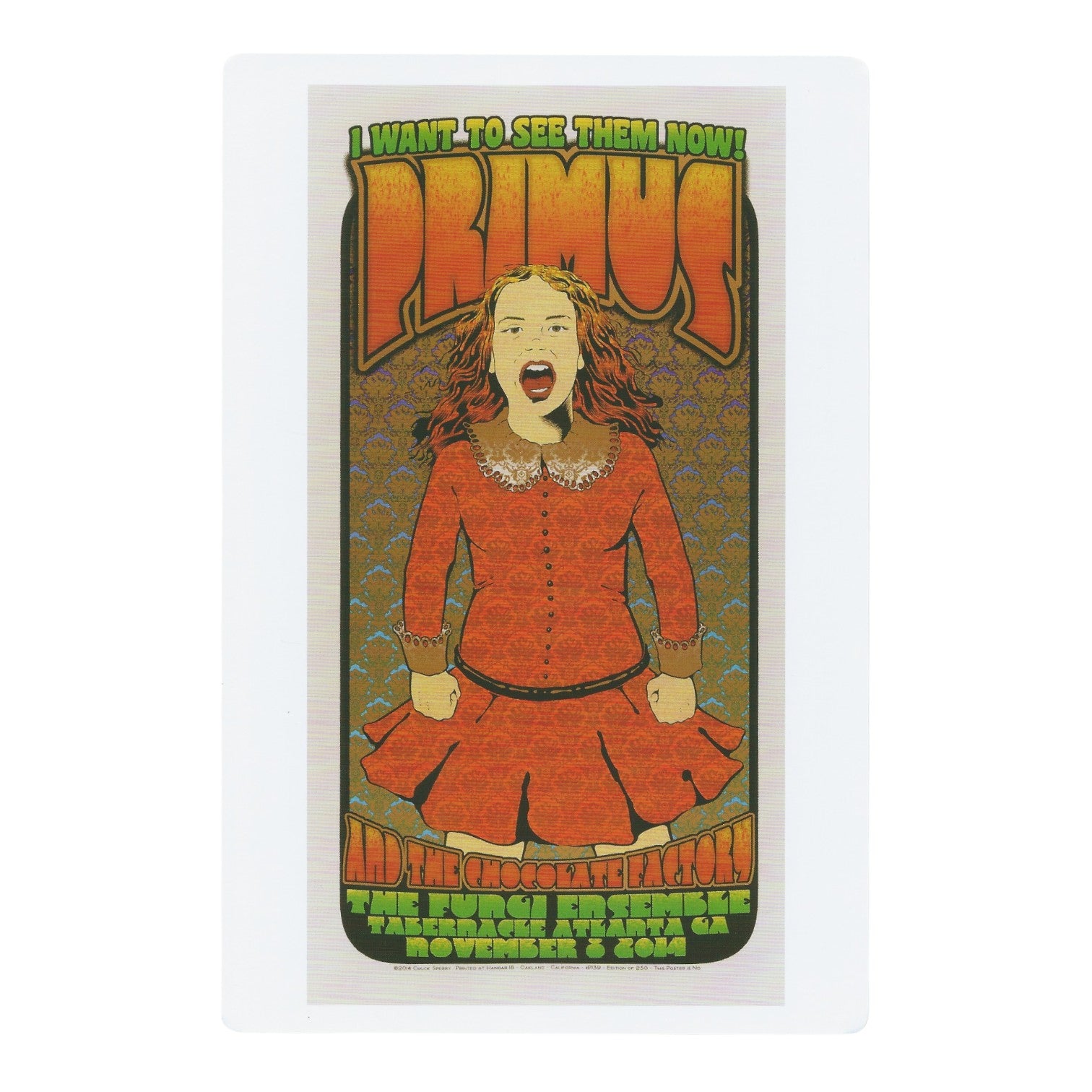 Chuck Sperry Primus 2014 Art Card