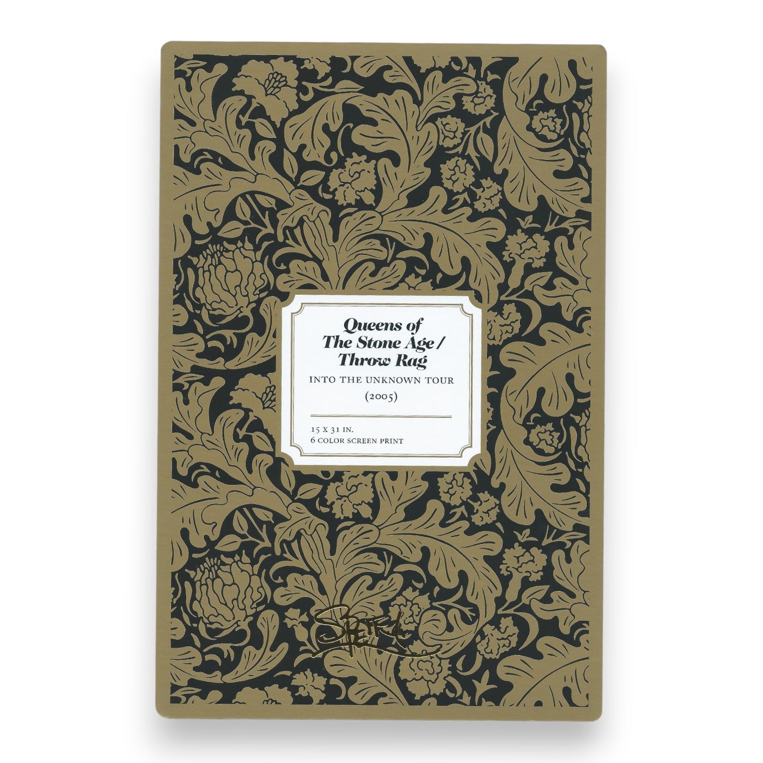 Chuck Sperry "Queens of the Stone Age / Throw Rag" 2005 Art Card