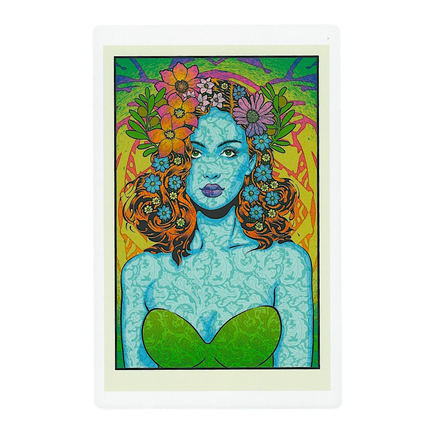 Chuck Sperry Sappho 2022 Art Card Approx. 8.5 x 5.5 in