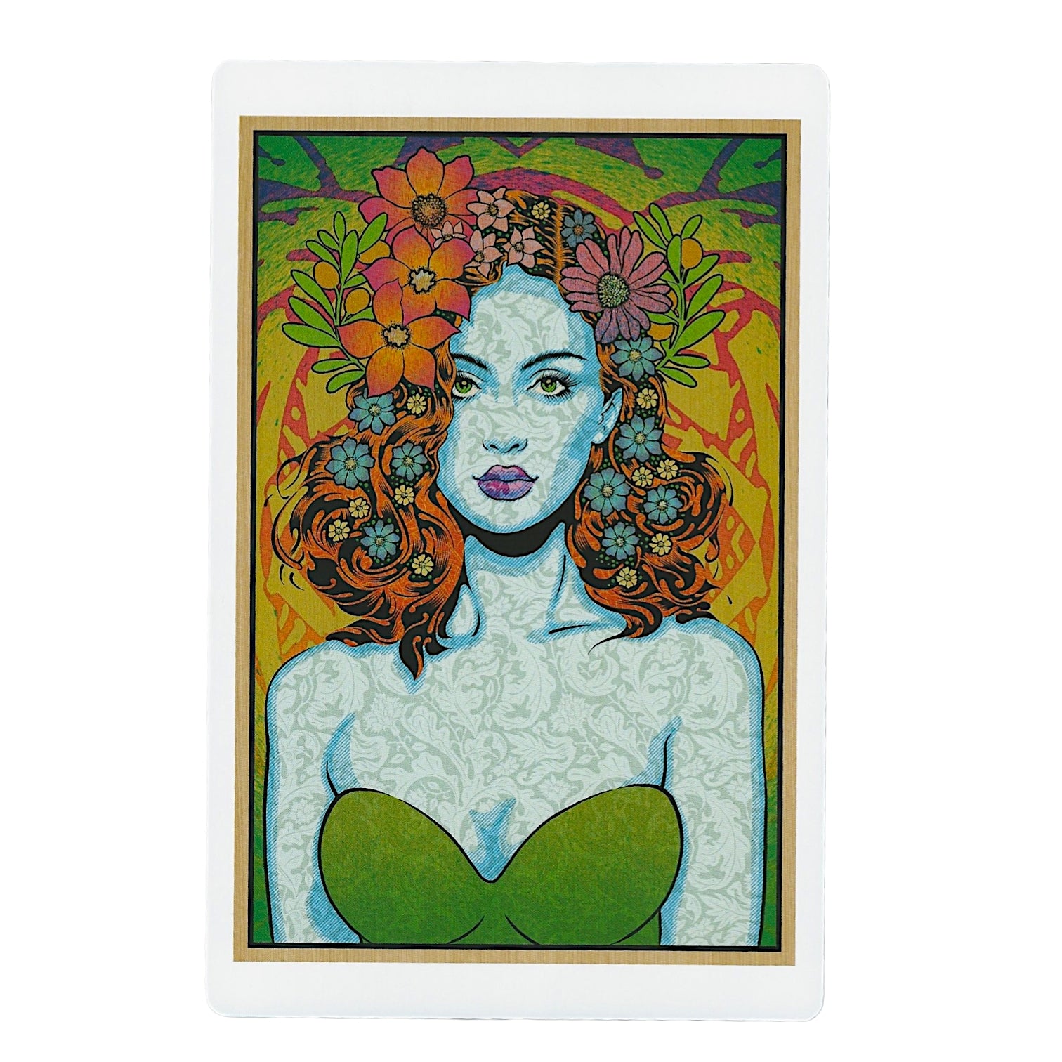 Chuck Sperry Sappho 2022 Art Card Approx. 8.5 x 5.5 in