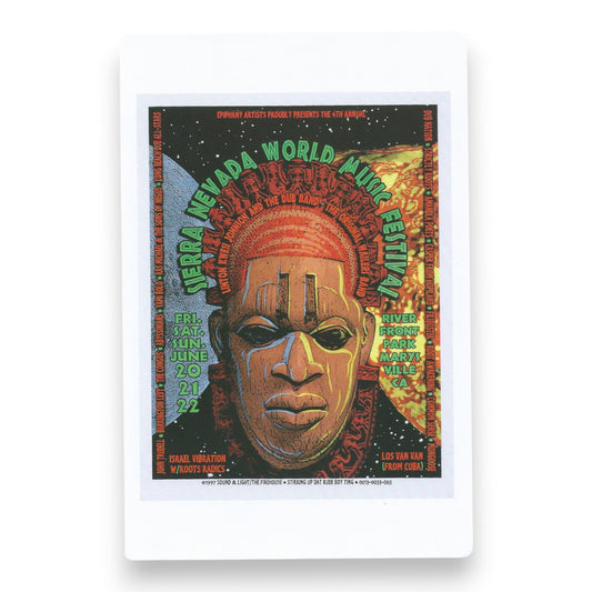 Chuck Sperry "Sierra Nevada World Music Festival" 1997 Art Card