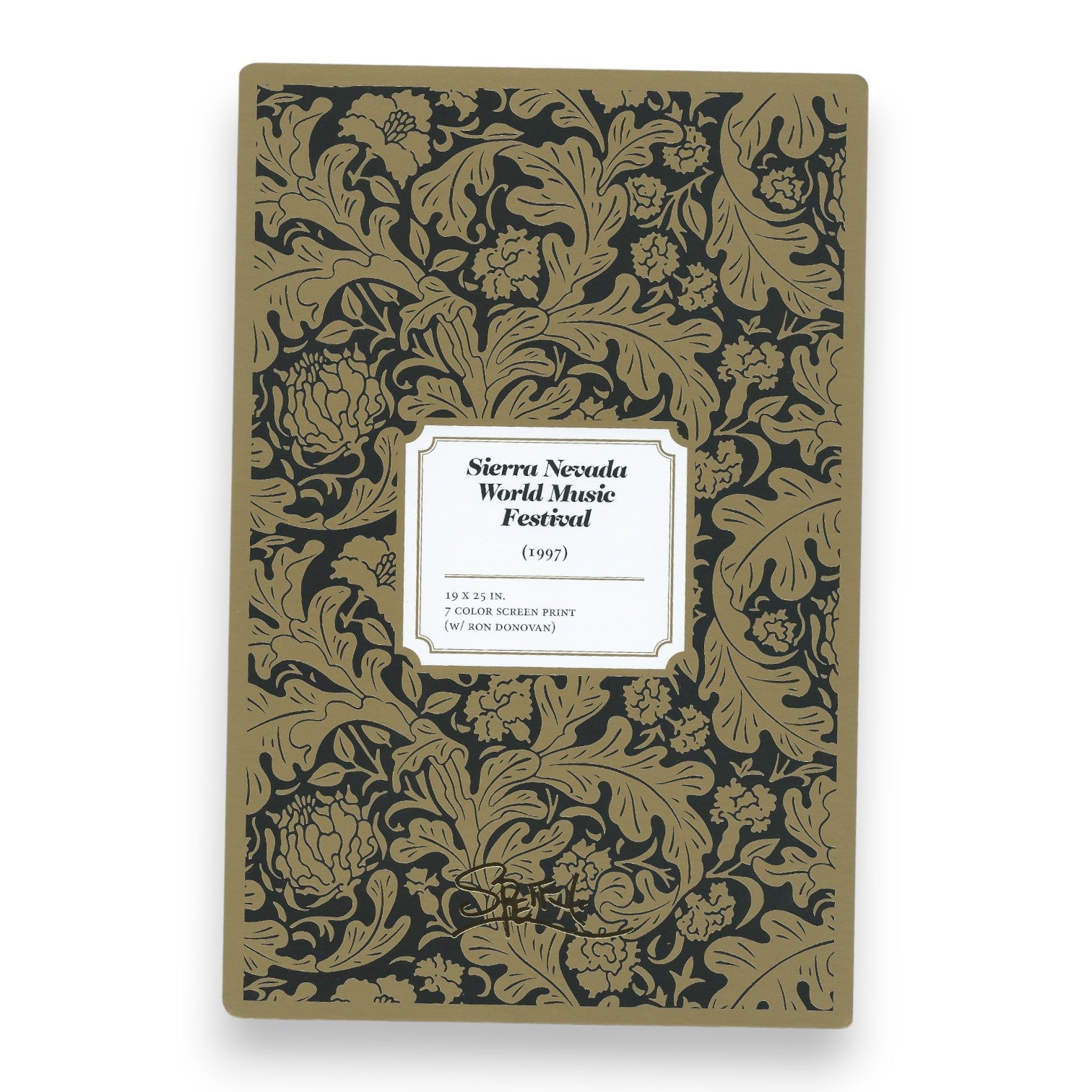 Chuck Sperry "Sierra Nevada World Music Festival" 1997 Art Card