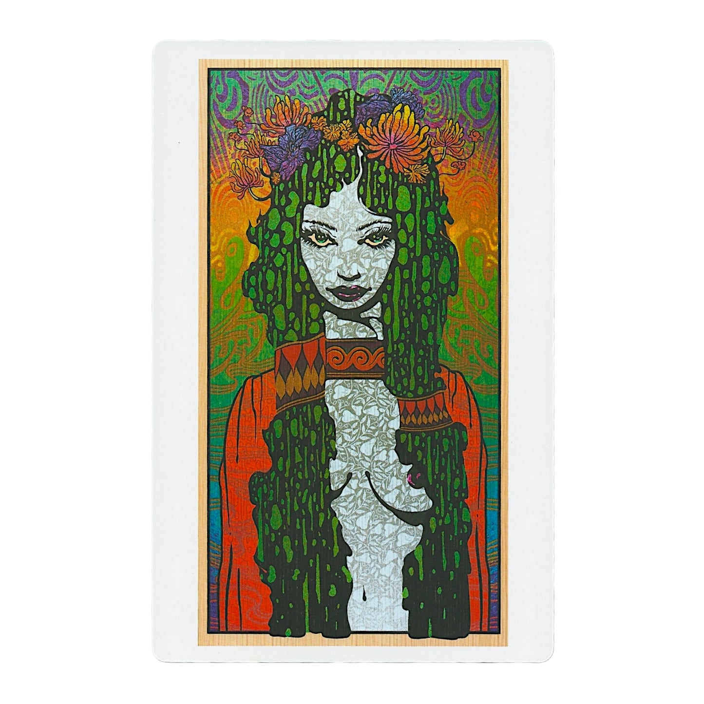 Chuck Sperry Siren 2018 Art Card Approx. 8.5 x 5.5 in