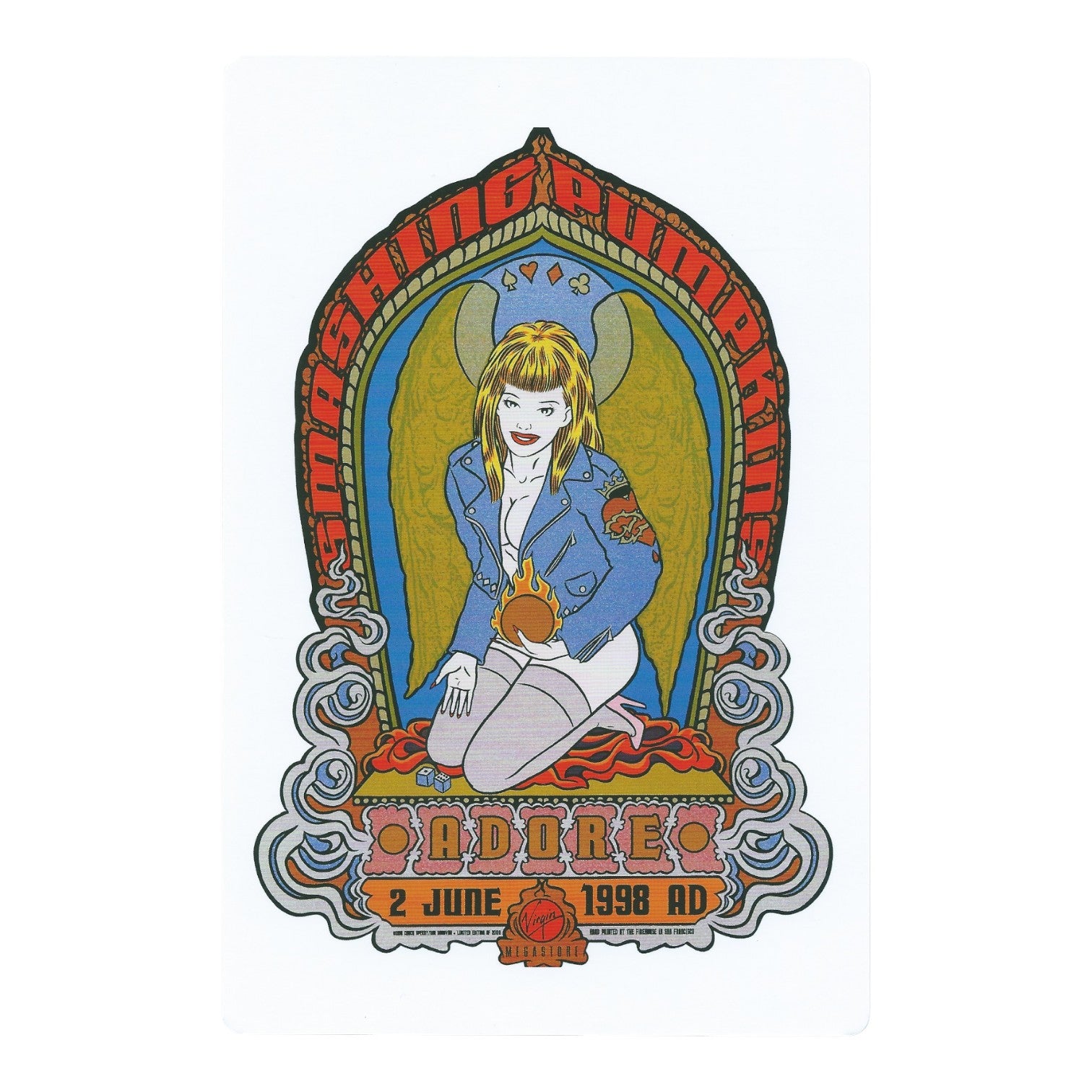 Chuck Sperry Smashing Pumpkins 1998 Art Card