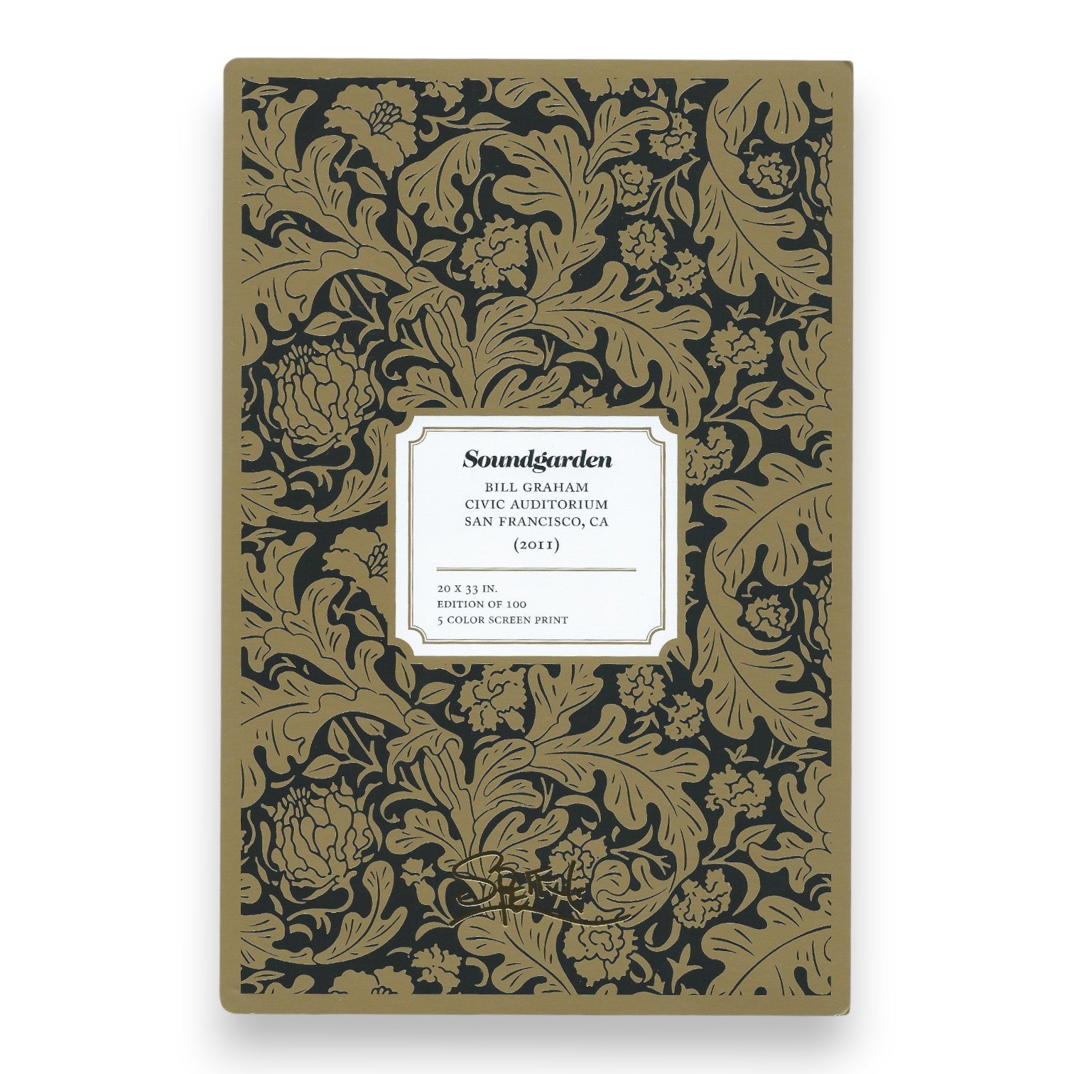 Chuck Sperry Soundgarden 2011 Art Card