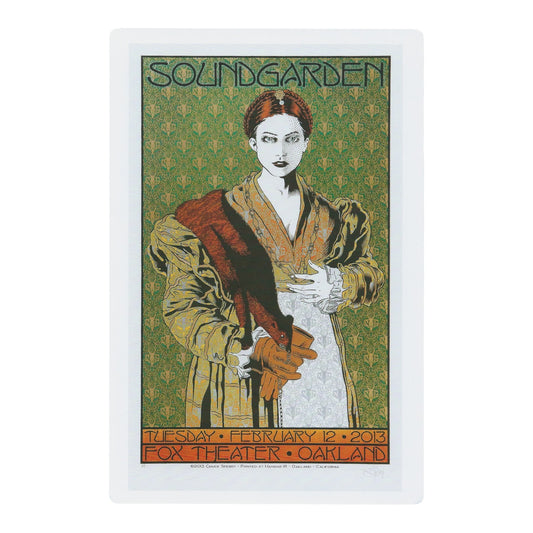 Chuck Sperry Soundgarden 2013 Art Card