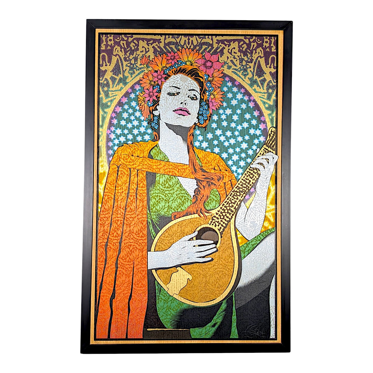 Chuck Sperry
Terpsichore, 2016
Screen print on oak panel
34.5 x 21.75 x 2.25 in
Edition of 30

Hand signed + numbered by the artist