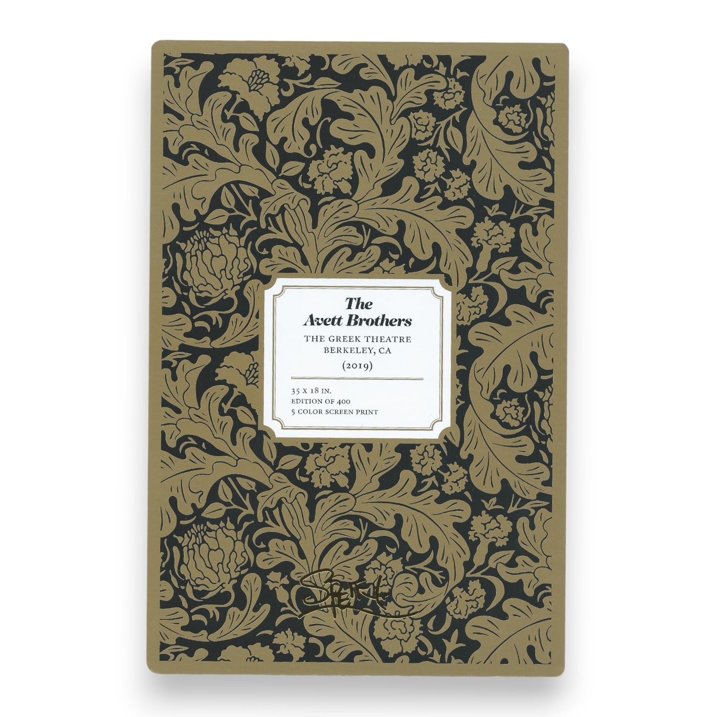 Chuck Sperry Avett Brothers 2019 Art Card