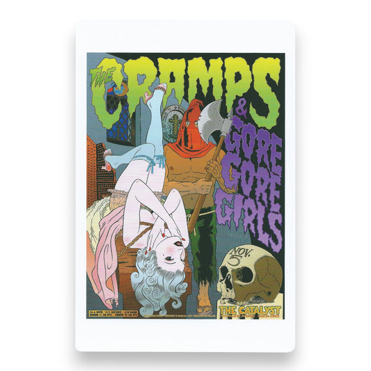 Chuck Sperry The Cramps Gore Gore Girls 2004 Art Card