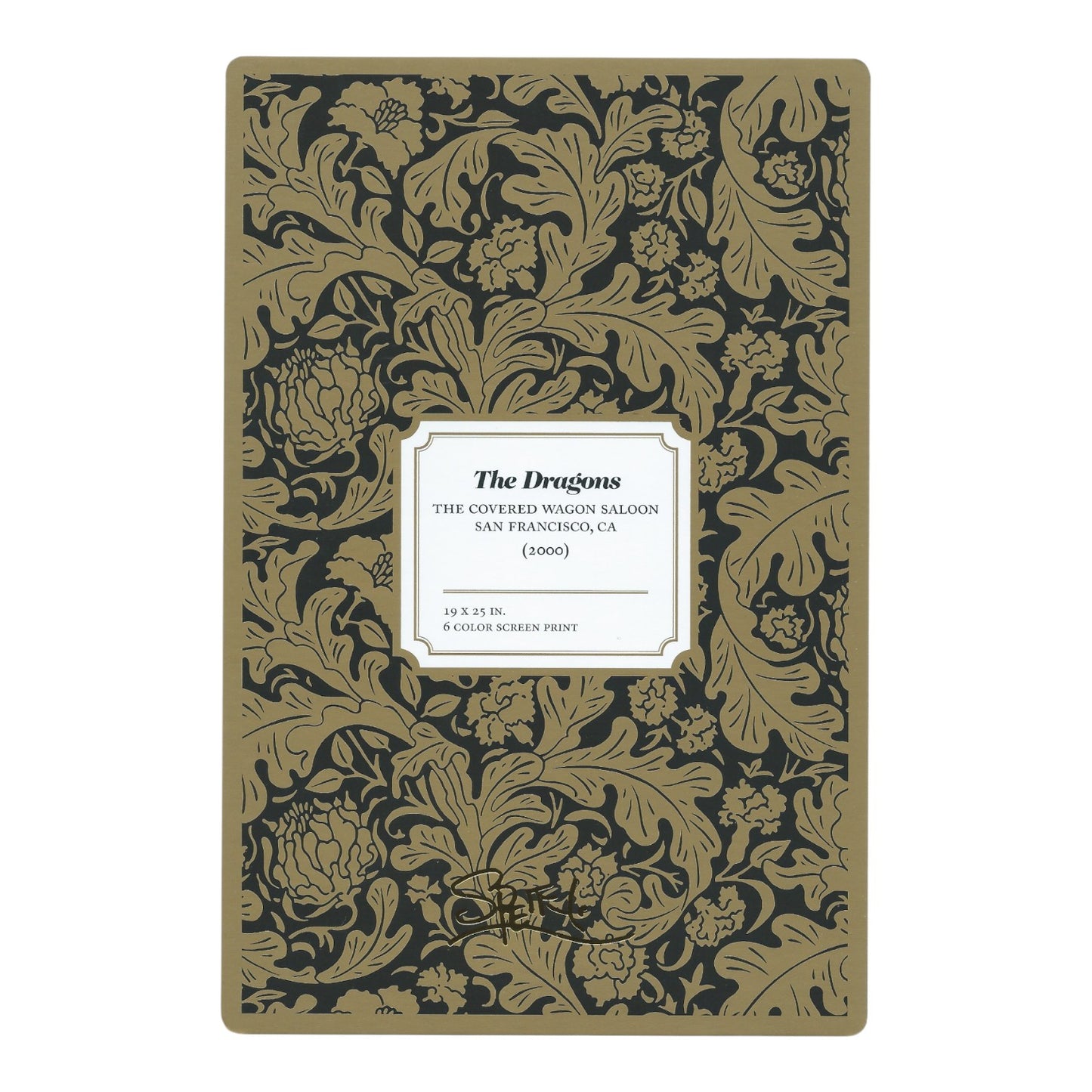 Chuck Sperry The Dragons 2000 Art Card