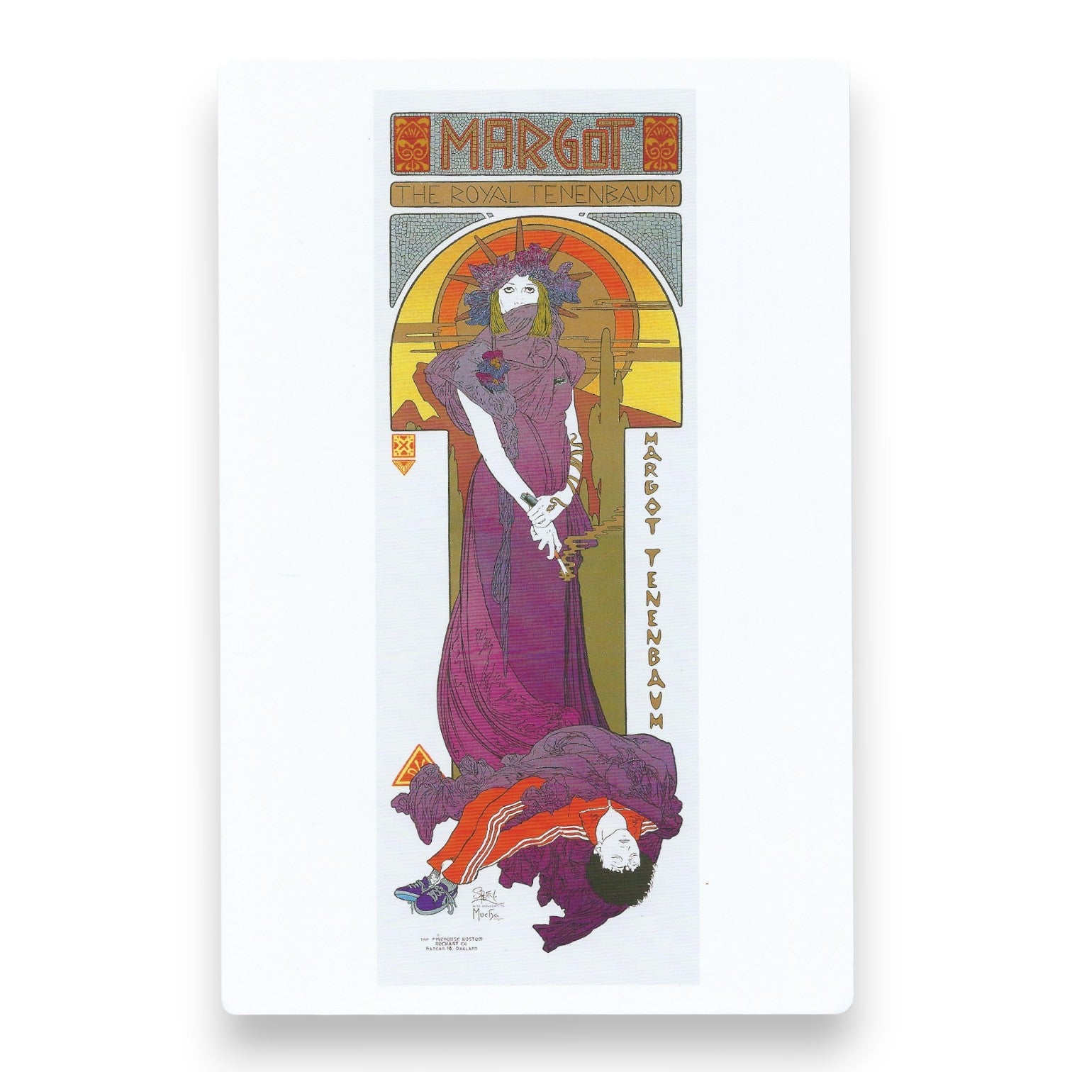 Chuck Sperry The Royal Tenenbaums 2010 Art Card 