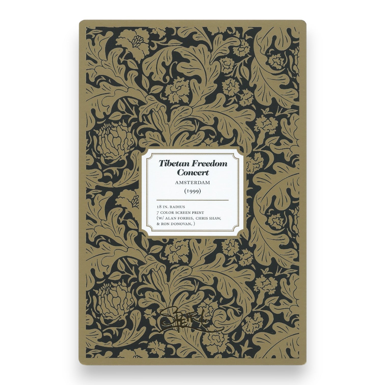 Chuck Sperry "Tibetan Freedom Concert" 1999 Art Card