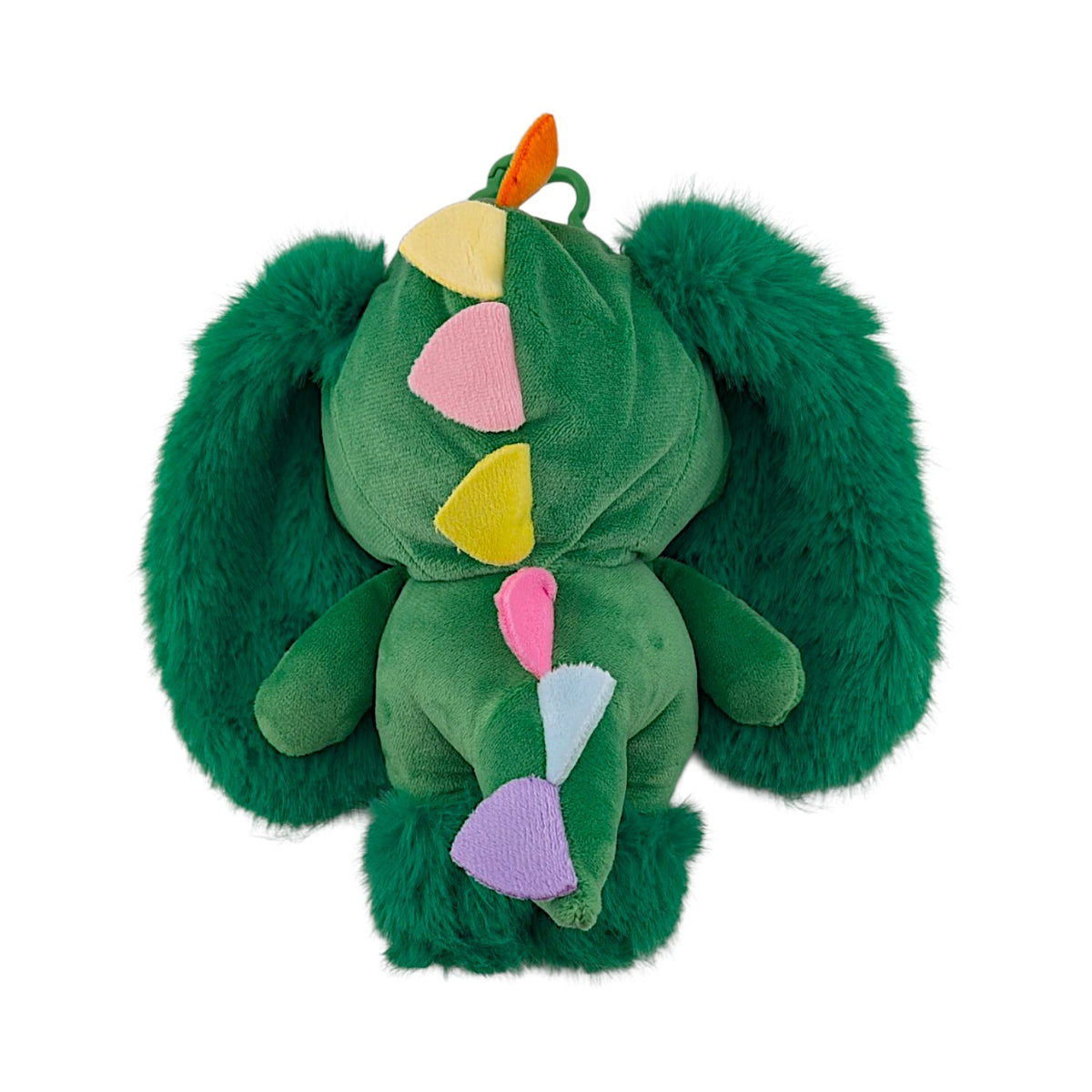 CJ Hendry
Halloween JuJu (Dinosaur), 2026
Plush keychain with leather flower eye, polyester filling &amp; metal clasp
Approx. 15 x 8 cm

Accompanied by orange rectangular zipper pouch + fold out "map" poster which shows all 10 varieties