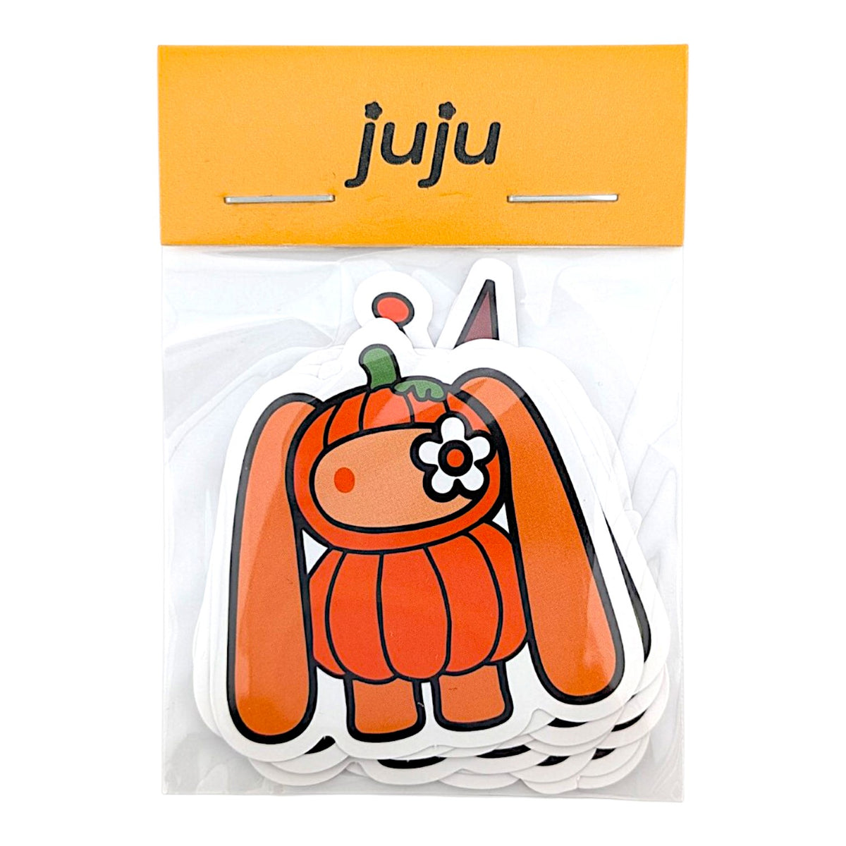 CJ Hendry
Halloween JuJu, 2026
Sticker pack of ten vinyl stickers
Approx. 2 x 2 in