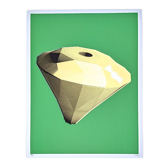 CJ Hendry
Pastel Salon 94 - Diamond (Yellow on Green), 2026
Archival pigment print on fine art paper
14 x 18 in
Edition of 100

Hand signed + numbered by the artist. Accompanied by original Pastel Salon 94 tube.