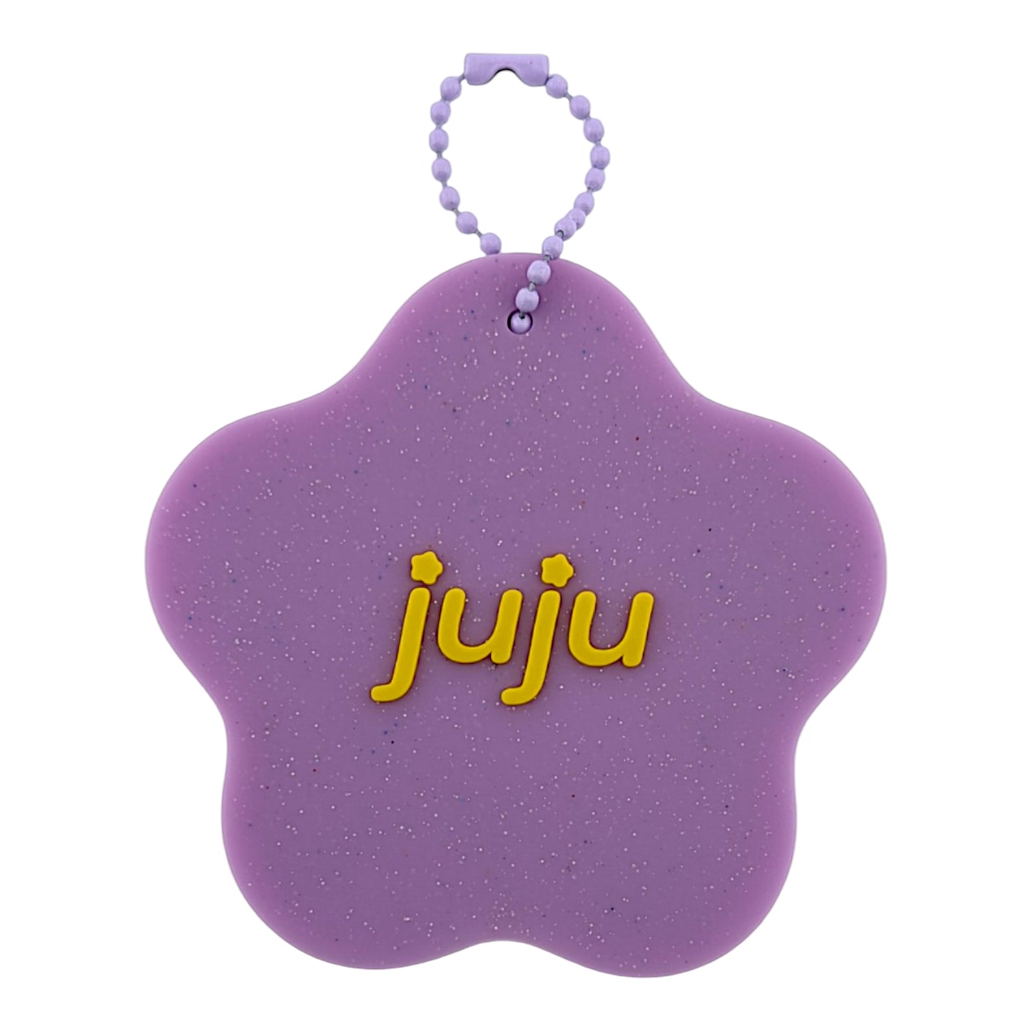CJ Hendry Sparkle JuJu Silicone keychain Approx. 3 x 3 in