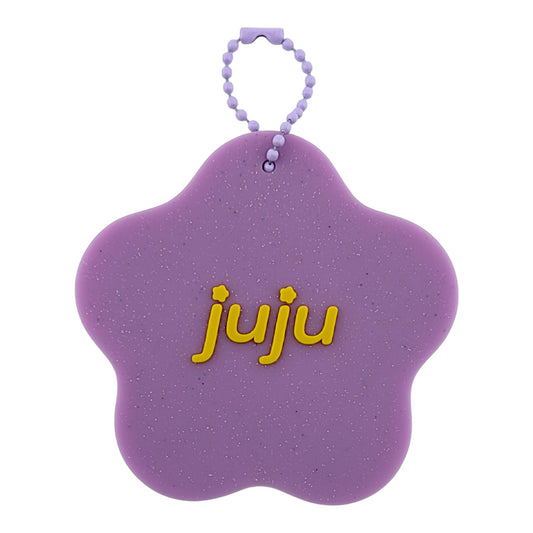 CJ Hendry Sparkle JuJu Silicone keychain Approx. 3 x 3 in