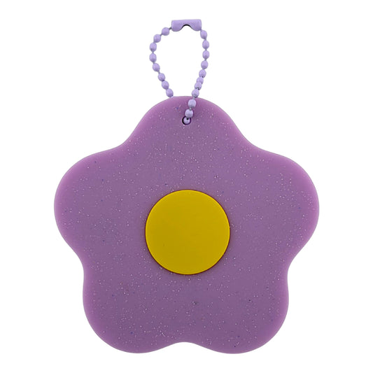 CJ Hendry Sparkle JuJu Silicone keychain Approx. 3 x 3 in